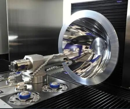Ultra-precision single-point diamond turning lathe machining aspheric infrared optical component with single-crystal diamond tool