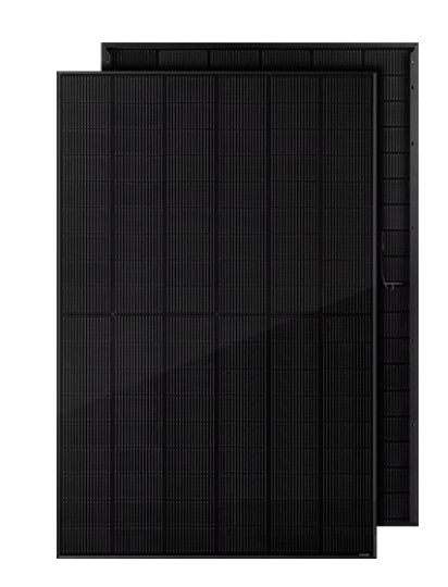 Mono Solar Panel N Type Full Black Bifacial Module 108 Cells 410W-450W