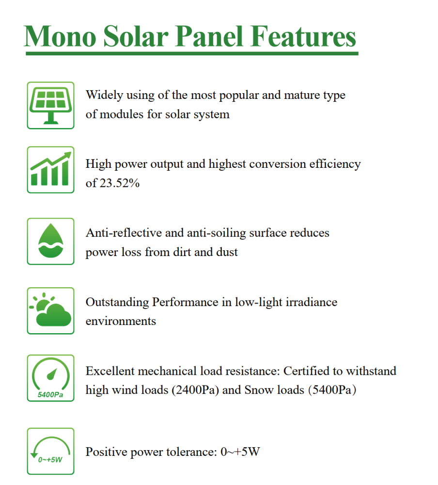 Mono Solar Panel N Type Bifacial Module 96 Cells 450W-470W