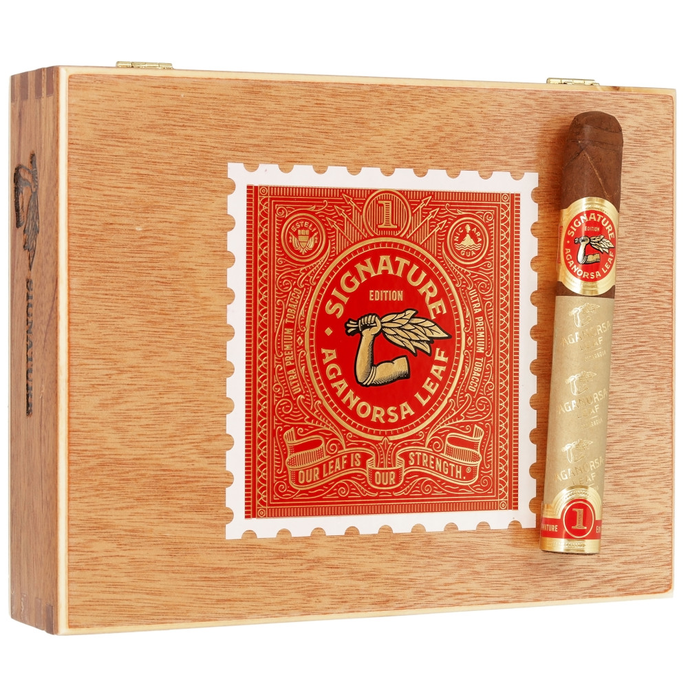 Aganorsa Leaf Signature Selection Toro 20s 紫檀叶 签名精选烟叶 托罗 20支/盒
