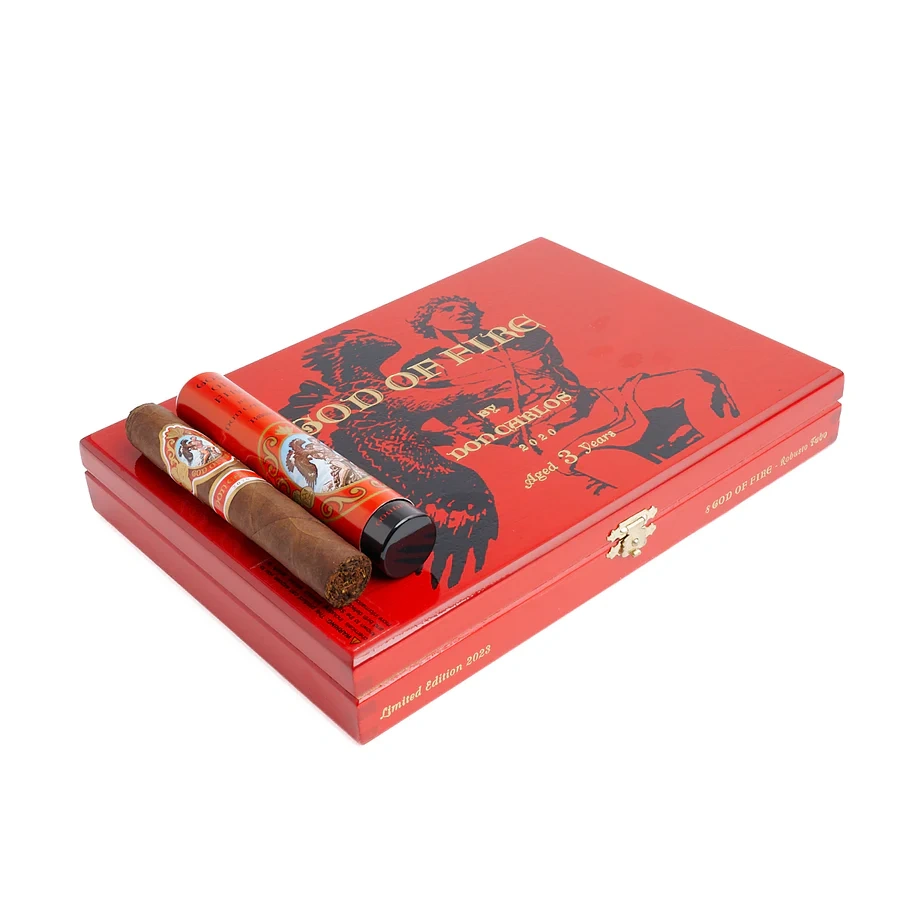 God of Fire by Don Carlos Robusto Tubo 8s 火神 唐卡洛斯 罗布图铝管 8支/盒
