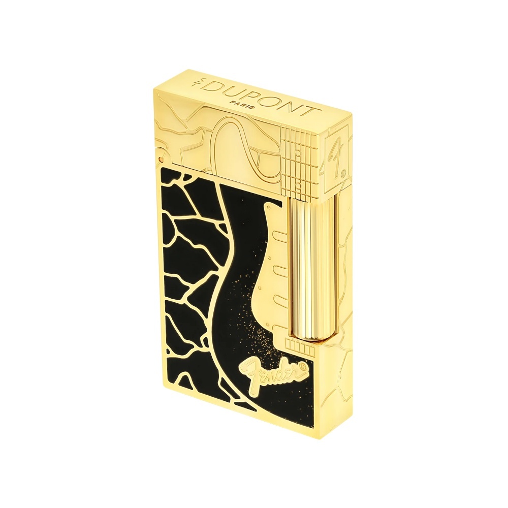 S.T.DUPONT 都彭 Ligne2 朗声系列 Fender联名 黑金 打火机 C16025CL