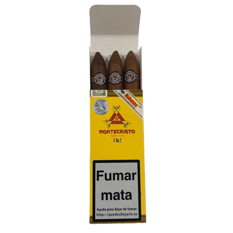 MONTECRISTO No.2 3s 蒙特 二号纸盒 3支/盒