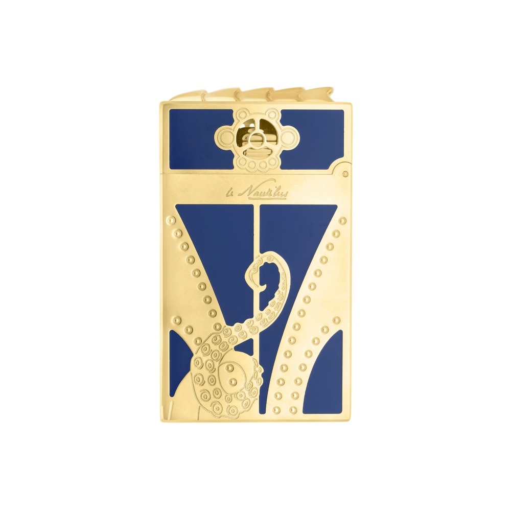 S.T.DUPONT 都彭 LE GRAND DUPONT系列 海底两万里联名款 蓝色海湾暖流 显赫版打火机套装 C23050