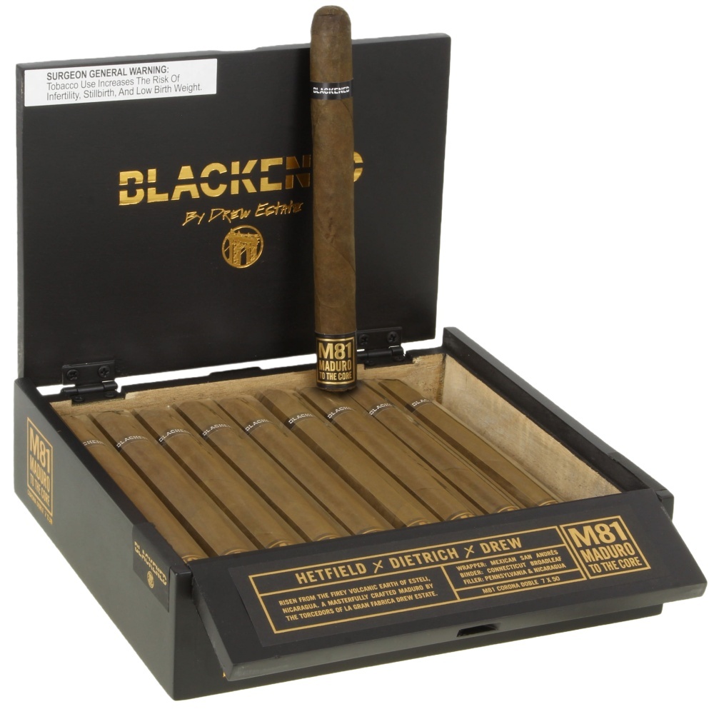 Drew Estate Blackened M81 Doble Corona 20s 德鲁庄园 黑化 M81 双皇冠 20支/盒