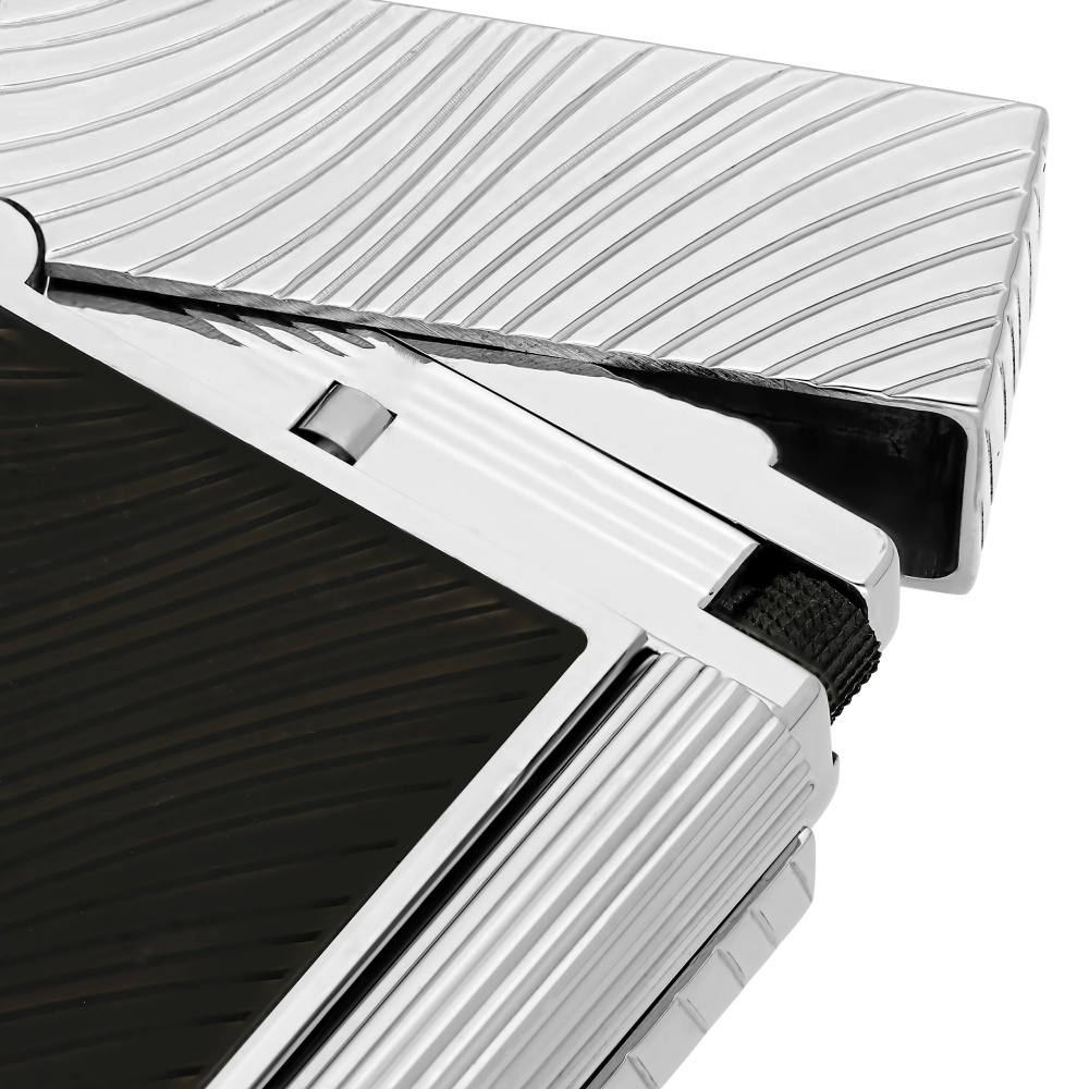 S.T.DUPONT 都彭 Ligne2 朗声系列 马鬃纹饰 骑士 黑银 打火机 C16090CL