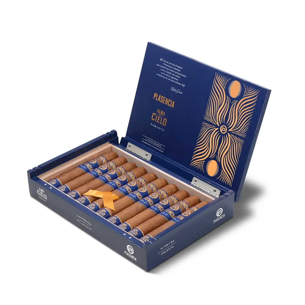 Plasencia Alma del Cielo Celeste Robusto 10s 帕拉森 苍魂系列 苍穹 罗布图 10支/盒
