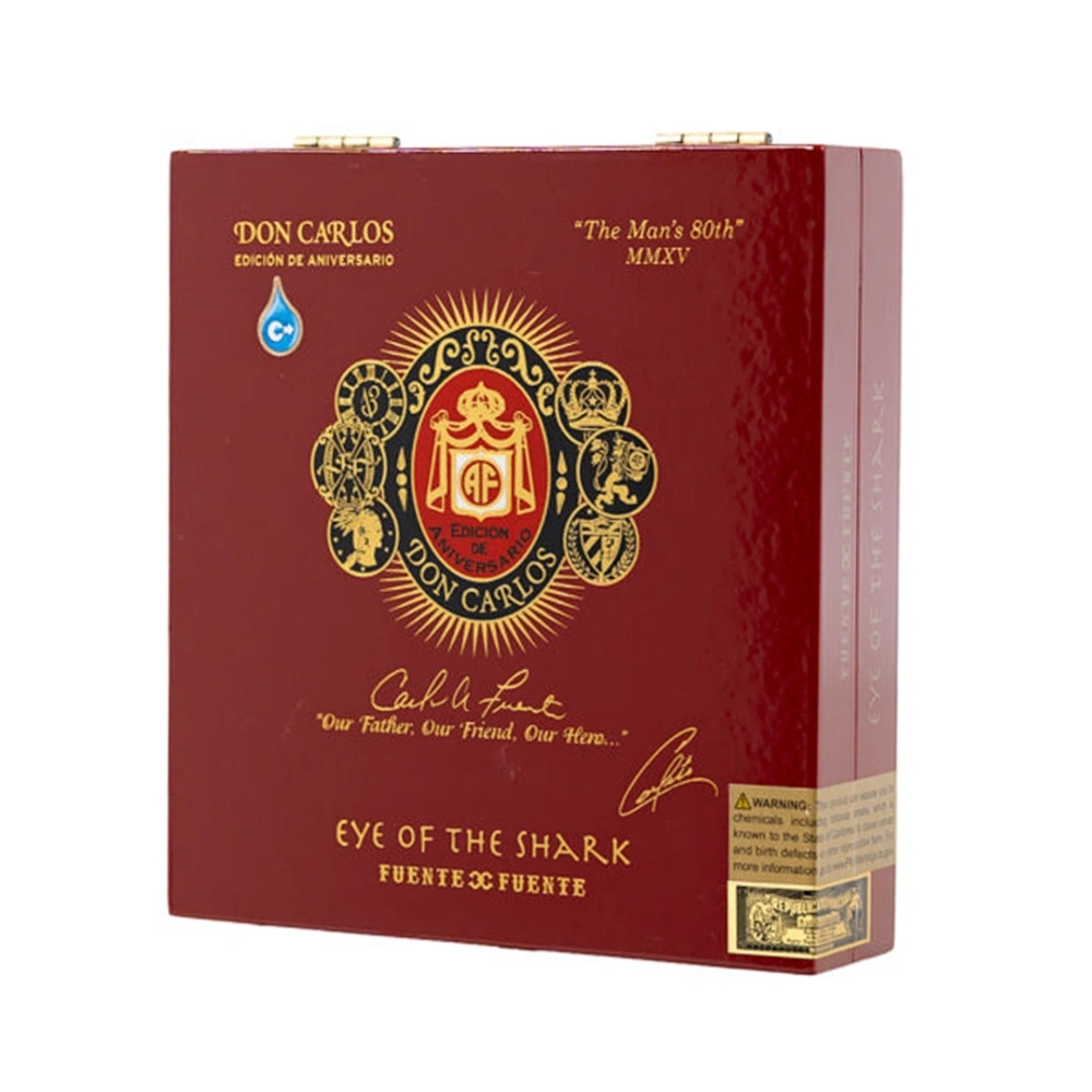 Arturo Fuente Don Carlos The Man's 80th Eye of the Shark 5s 阿图罗·富恩特 唐·卡洛斯 八十周年 鲨鱼之眼 5支/盒