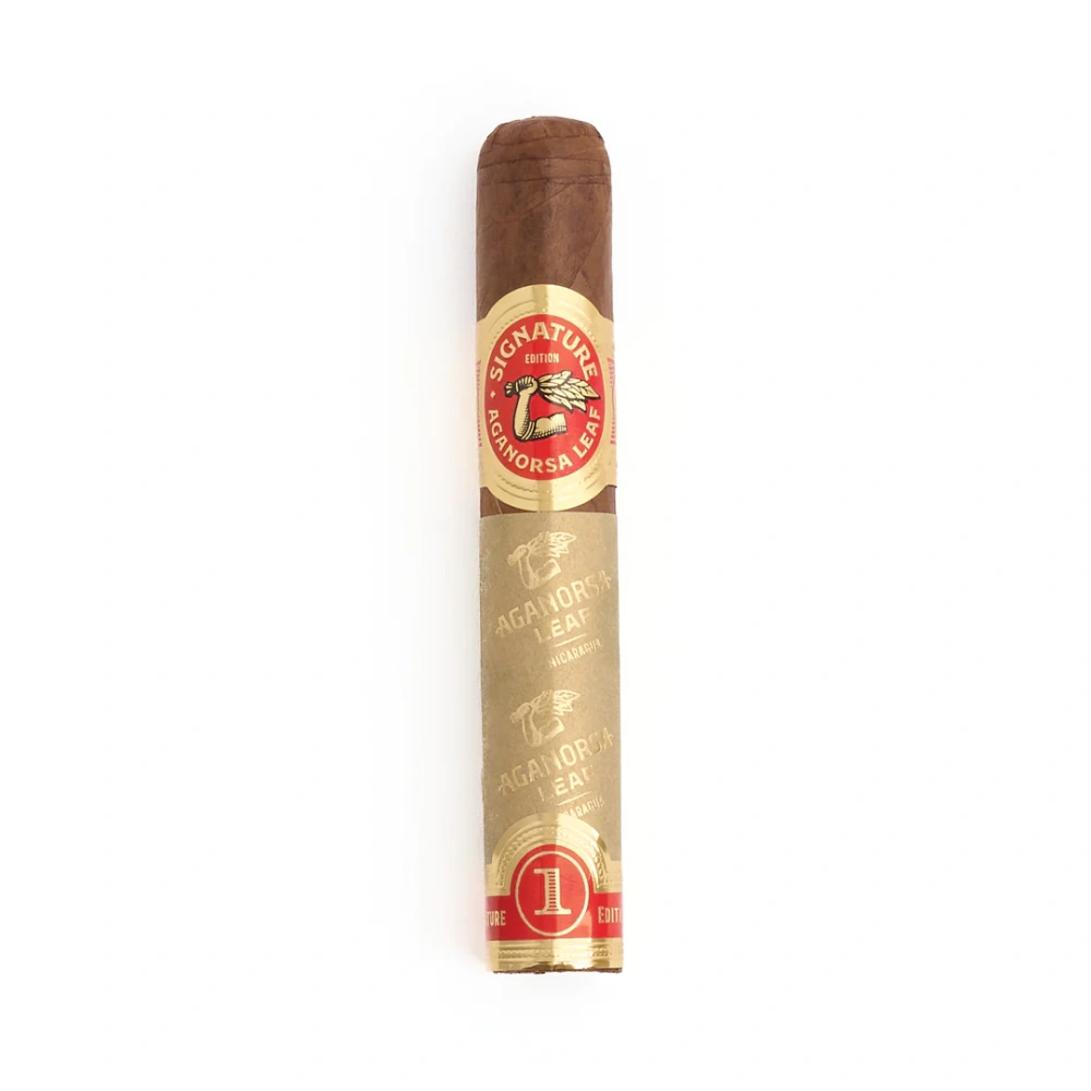 Aganorsa Leaf Signature Selection Robusto 20s 紫檀叶 签名精选烟叶 罗布图 20支/盒