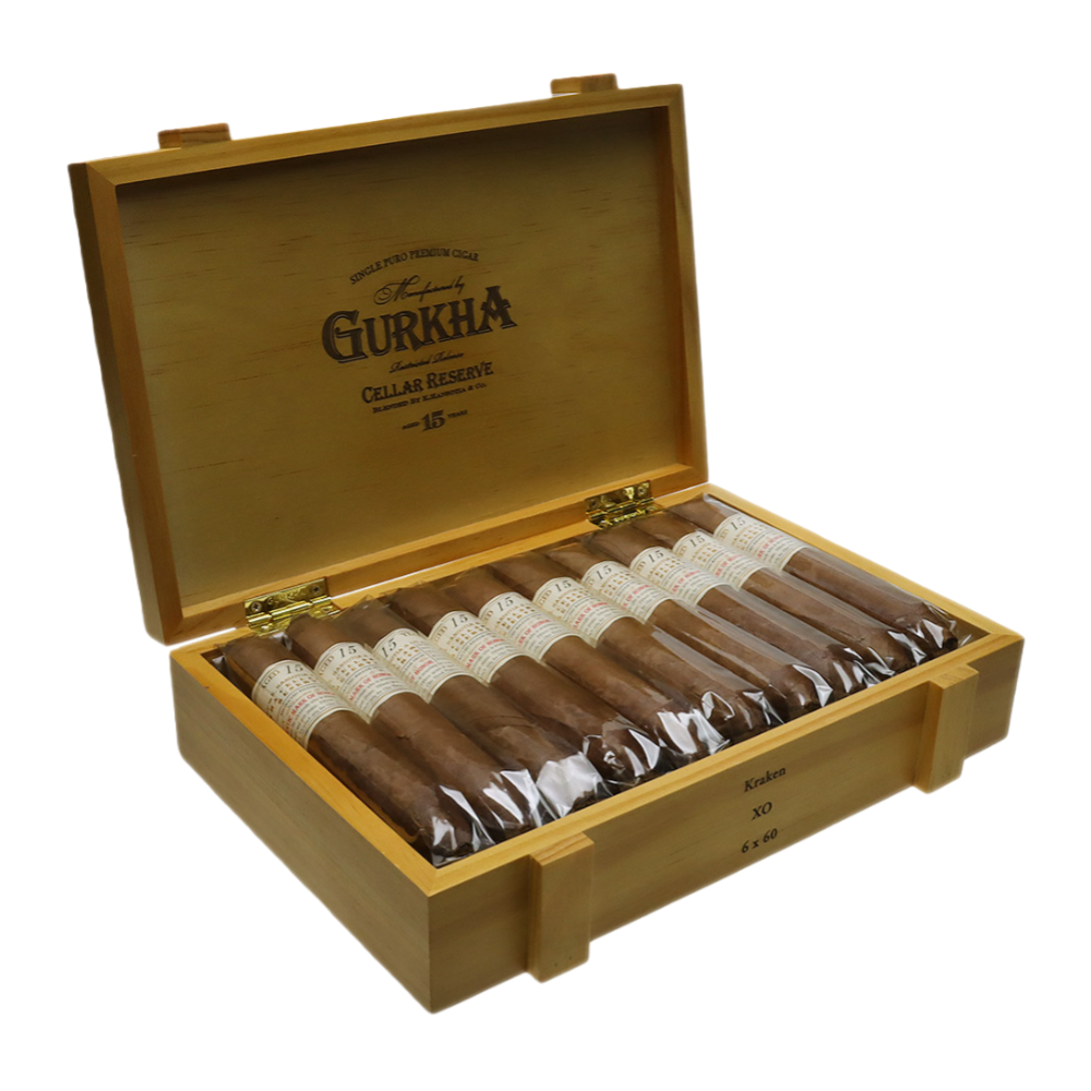 GURKHA CELLAR RESERVE AGED 15 YEARS KRAKEN 20s 廓尔喀 15年窖藏 北海巨妖  20支/盒