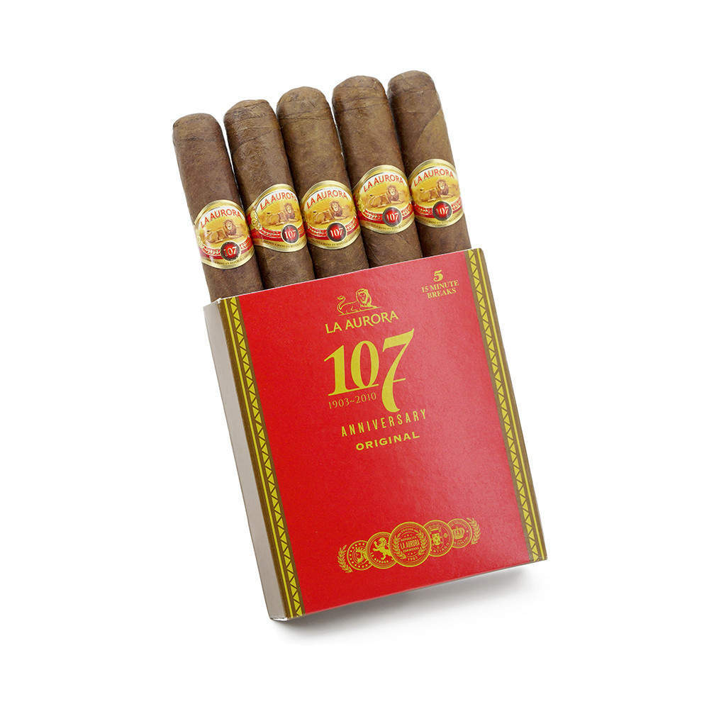 LA AURORA 107 15 Min Break 20s 狮子王 107 15分钟 小息 20支/盒