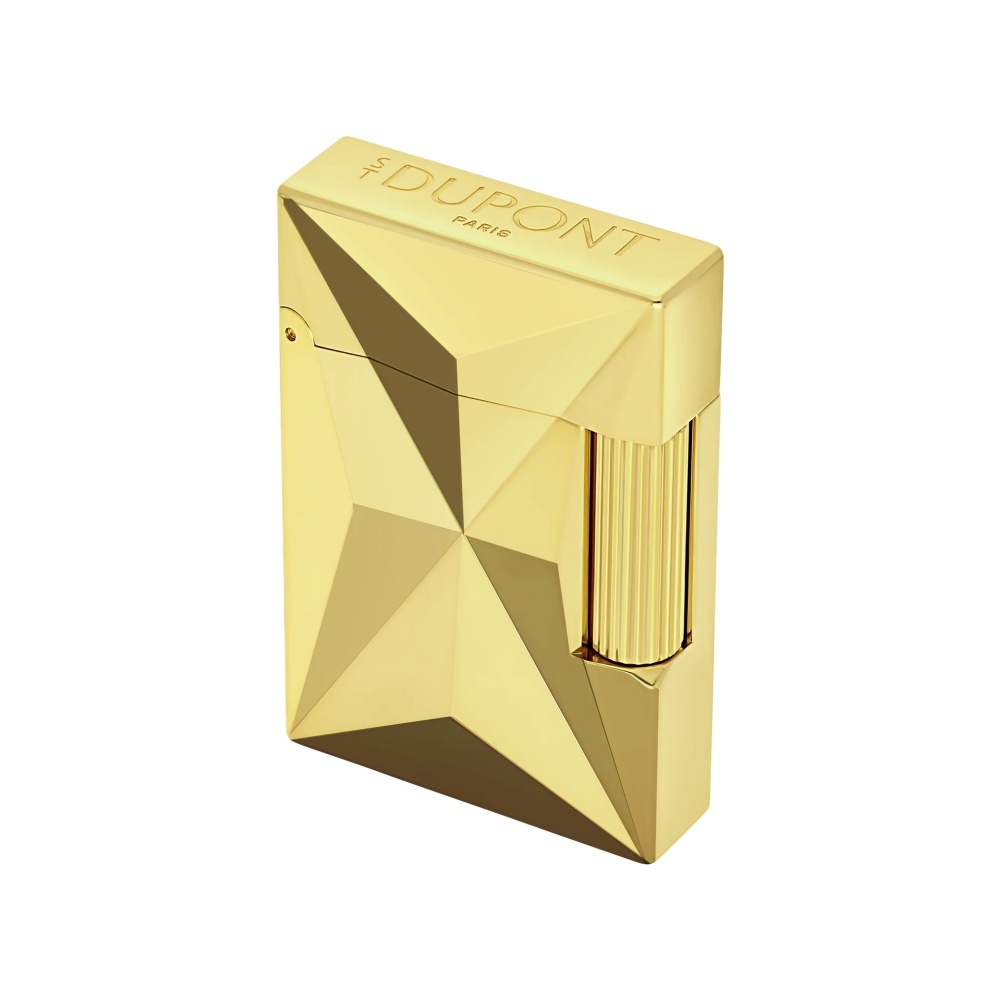 S.T.DUPONT 都彭 LIGNE2 朗声系列 淬火 FIRE X 金色 打火机（C18611）