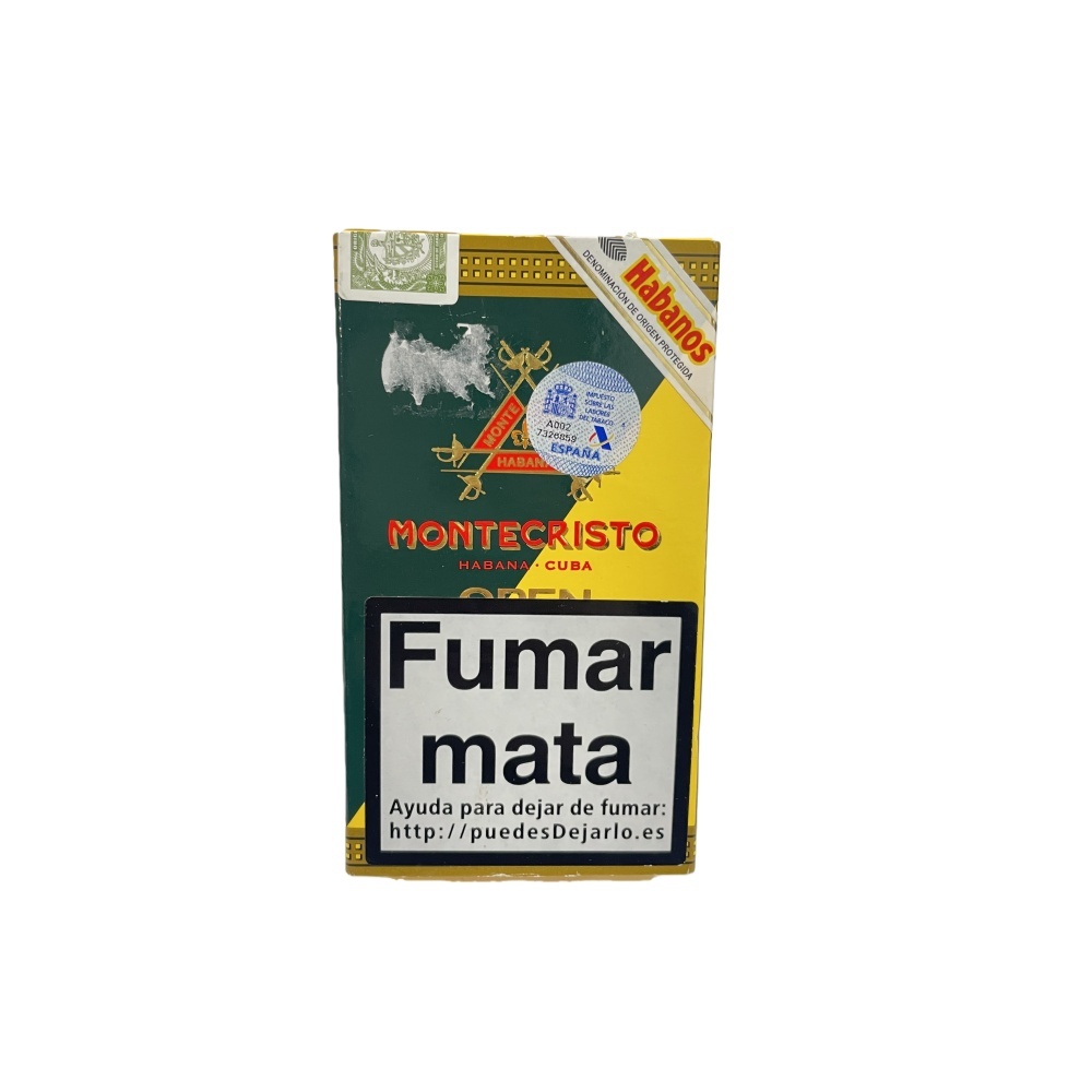 MONTECRISTO JUNIOR TUBO 3s 蒙特 少年纸盒铝管 3支/盒