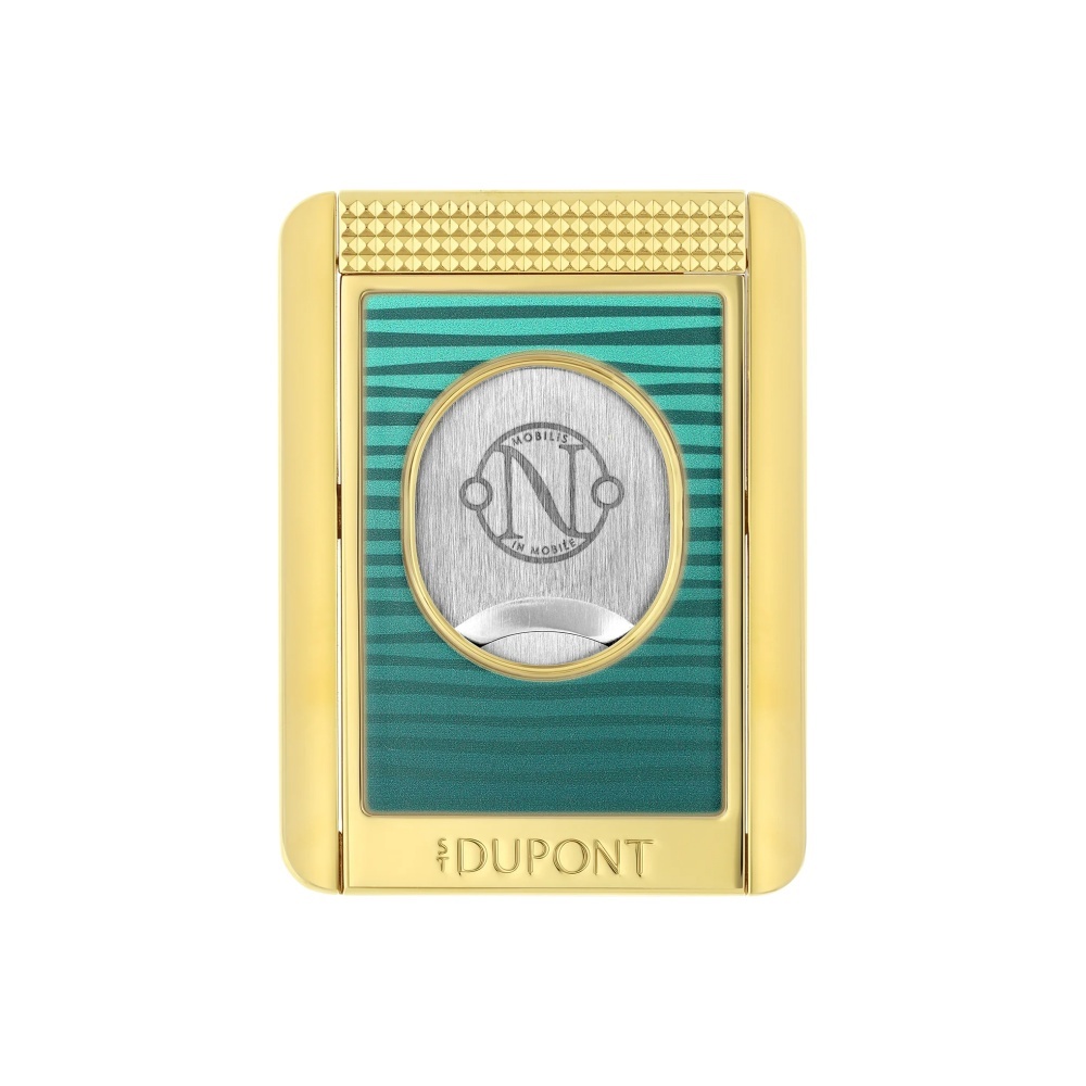 S.T.DUPONT 都彭 海底两万里联名款 可翻转 雪茄支架 钻石菱角 绿金 雪茄剪 003442