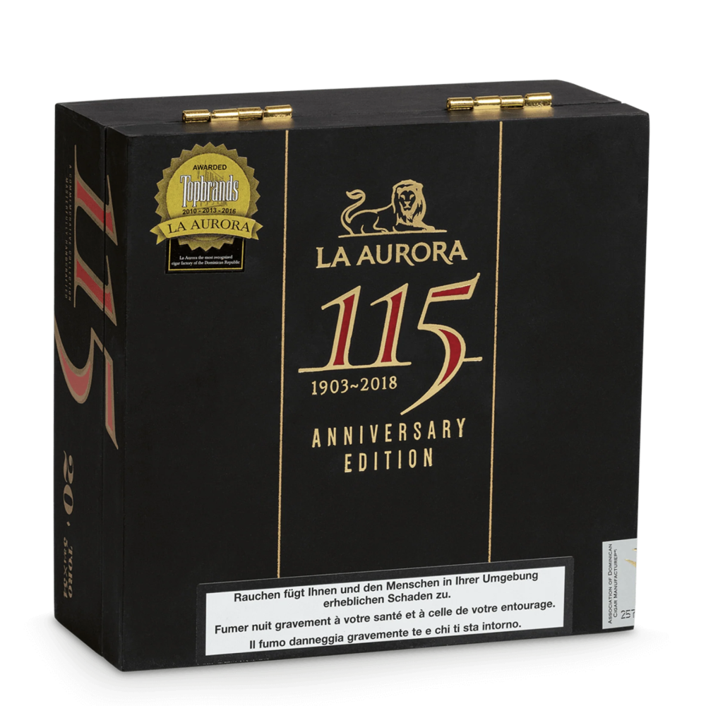 LA AURORA 115 ANNIVERSARY EDITION BELICOSO 20s 狮子王 115周年纪念版 鱼雷 20支/盒