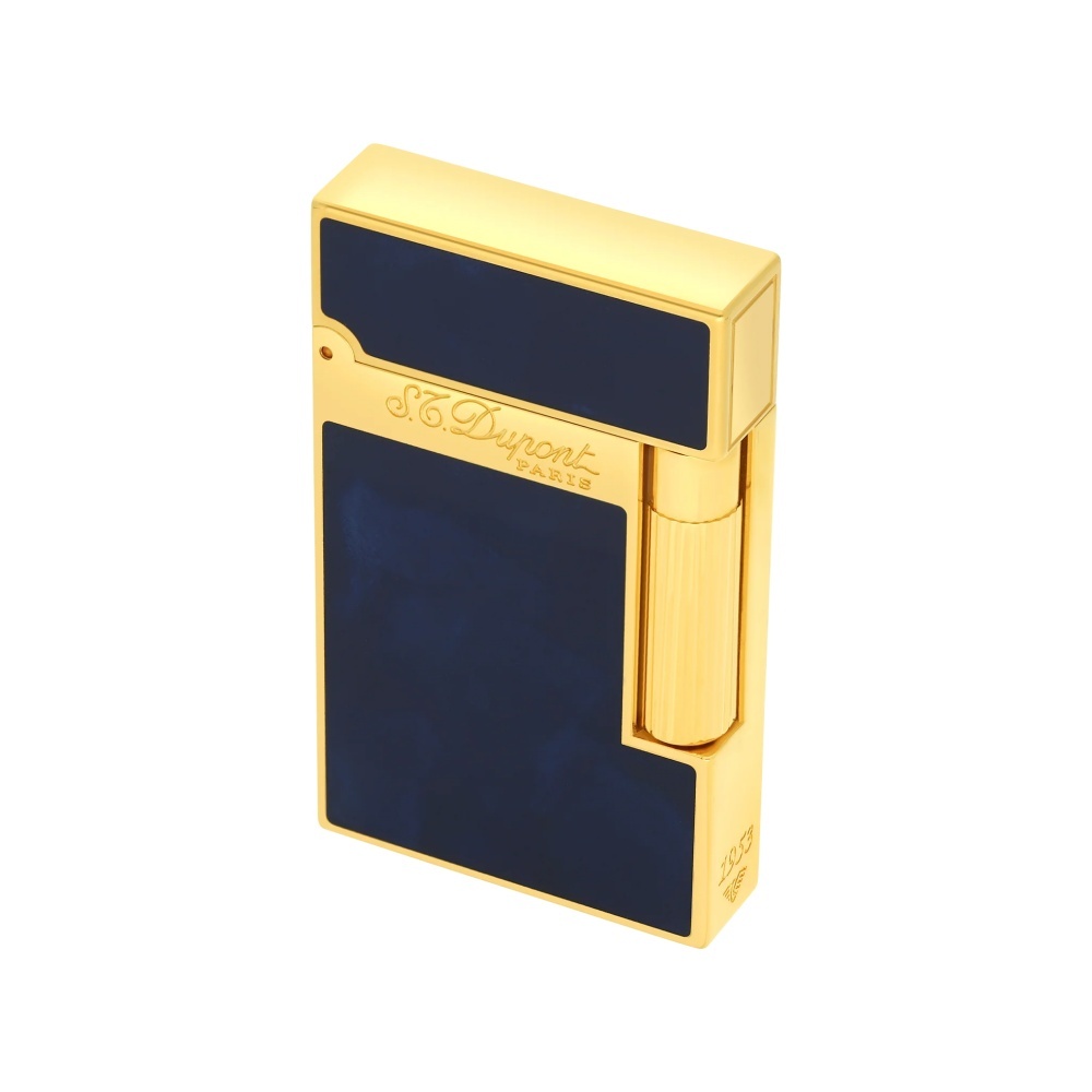 S.T.DUPONT 都彭 经典 Ligne2 朗声系列 深蓝金 打火机 016134