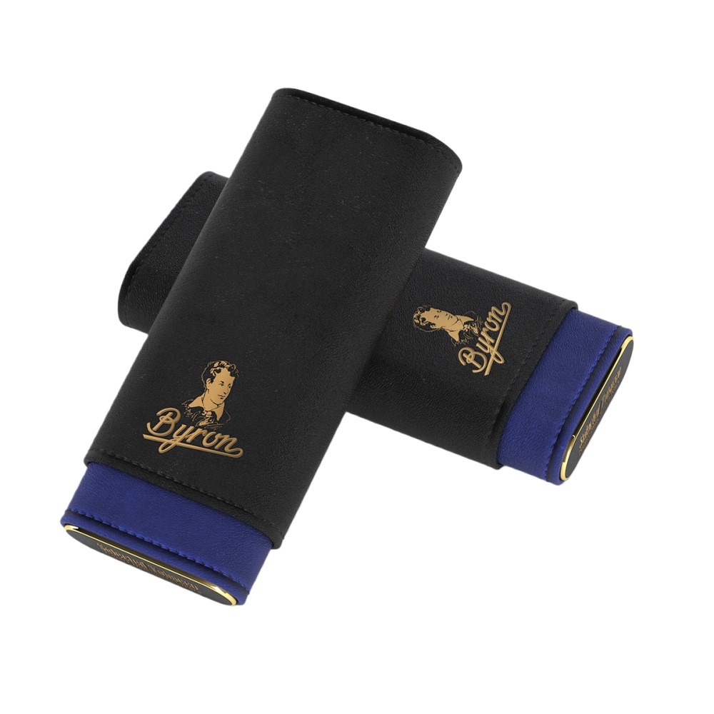 Byron Pure Leather Cigar Box 拜伦 纯皮革 三支装 雪茄盒