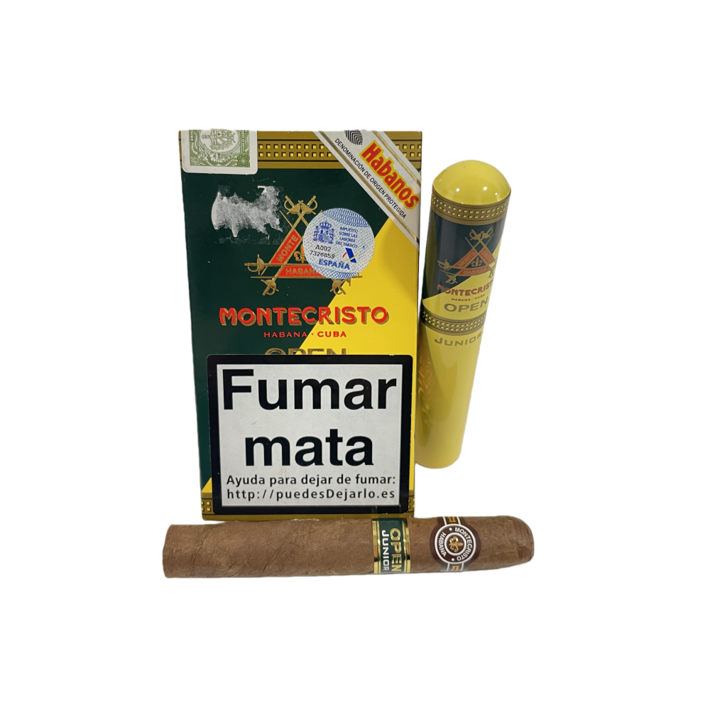 MONTECRISTO JUNIOR TUBO 3s 蒙特 少年纸盒铝管 3支/盒