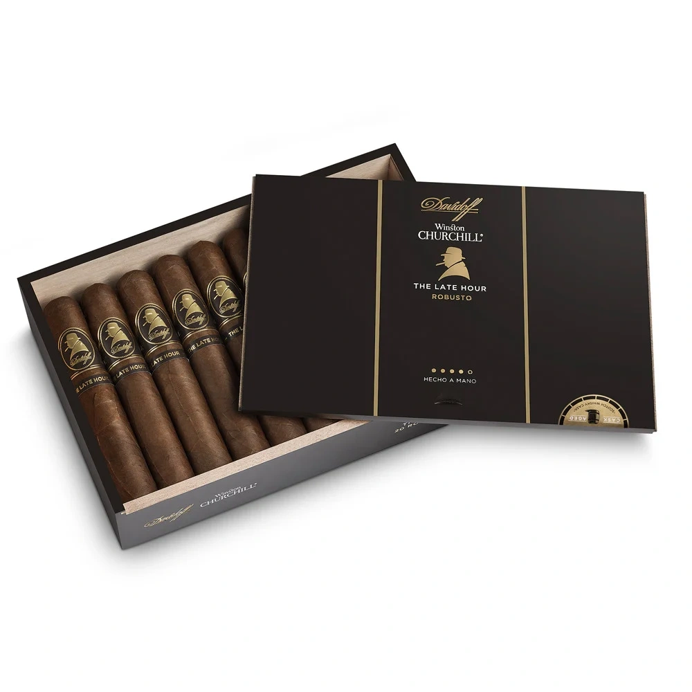 Davidoff Winston Churchill  The Late Hour Robusto 20s 大卫杜夫 温斯顿丘吉尔 至暗时刻 罗布图 20支/盒