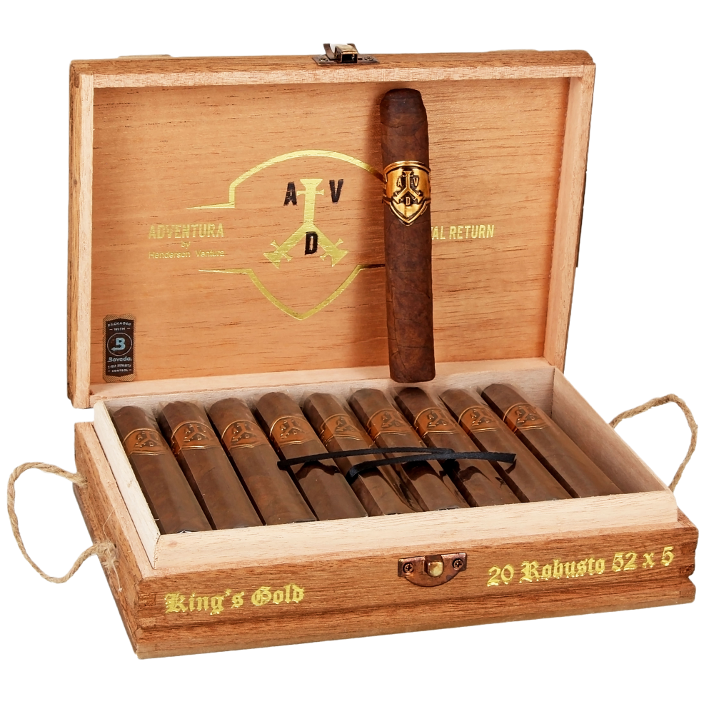 ADVentura The Royal Return Kings Gold Robusto 20s ADV探险家 皇家归来 国王黄金系列 罗布图 20支/盒