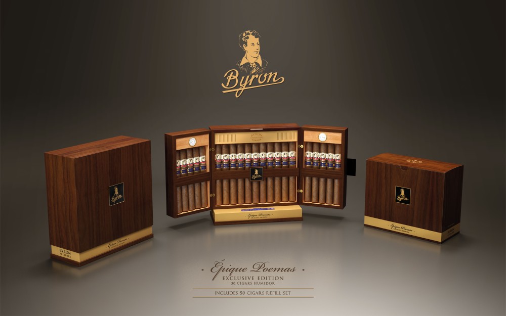 Byron 19th Century Epique Poemas Exclusive Edition Humidor 拜伦 19世纪 史诗 限量版保湿盒