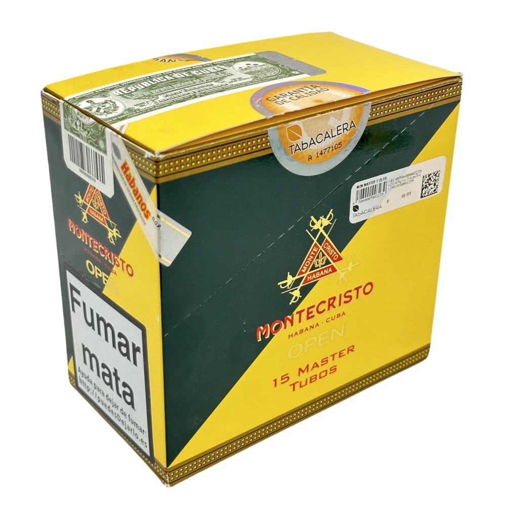 MONTECRISTO MASTER 15s 蒙特 大师纸盒铝管 15支/盒