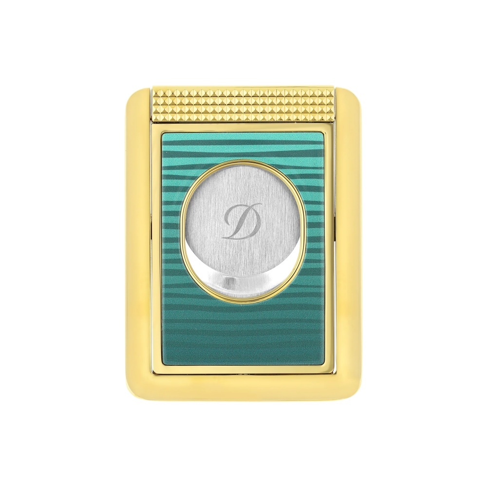 S.T.DUPONT 都彭 海底两万里联名款 可翻转 雪茄支架 钻石菱角 绿金 雪茄剪 003442