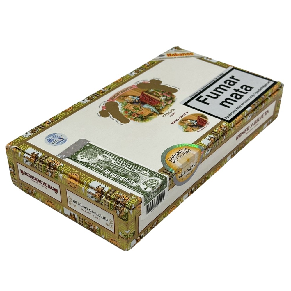ROMEO Y JULIETA SHORT CHURCHILS 25s 罗密欧与朱丽叶 短丘吉尔 25支/盒