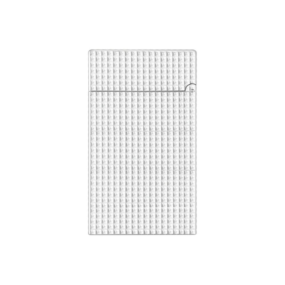 S.T.DUPONT 都彭 Le Grand 格兰德系列 钻石菱纹 双火焰 银色 打火机 C23011