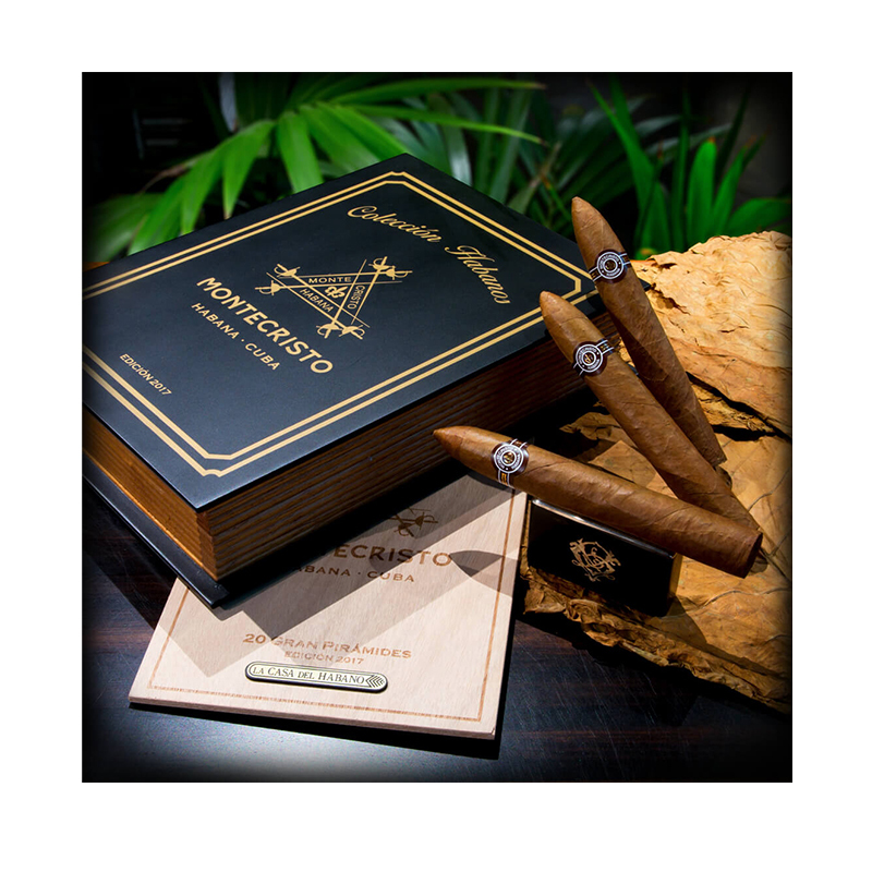 Montecristo  Gran Pirámides - Colección Habanos Edición 2017 Book 蒙特 大金字塔 2017年书本 20支/盒