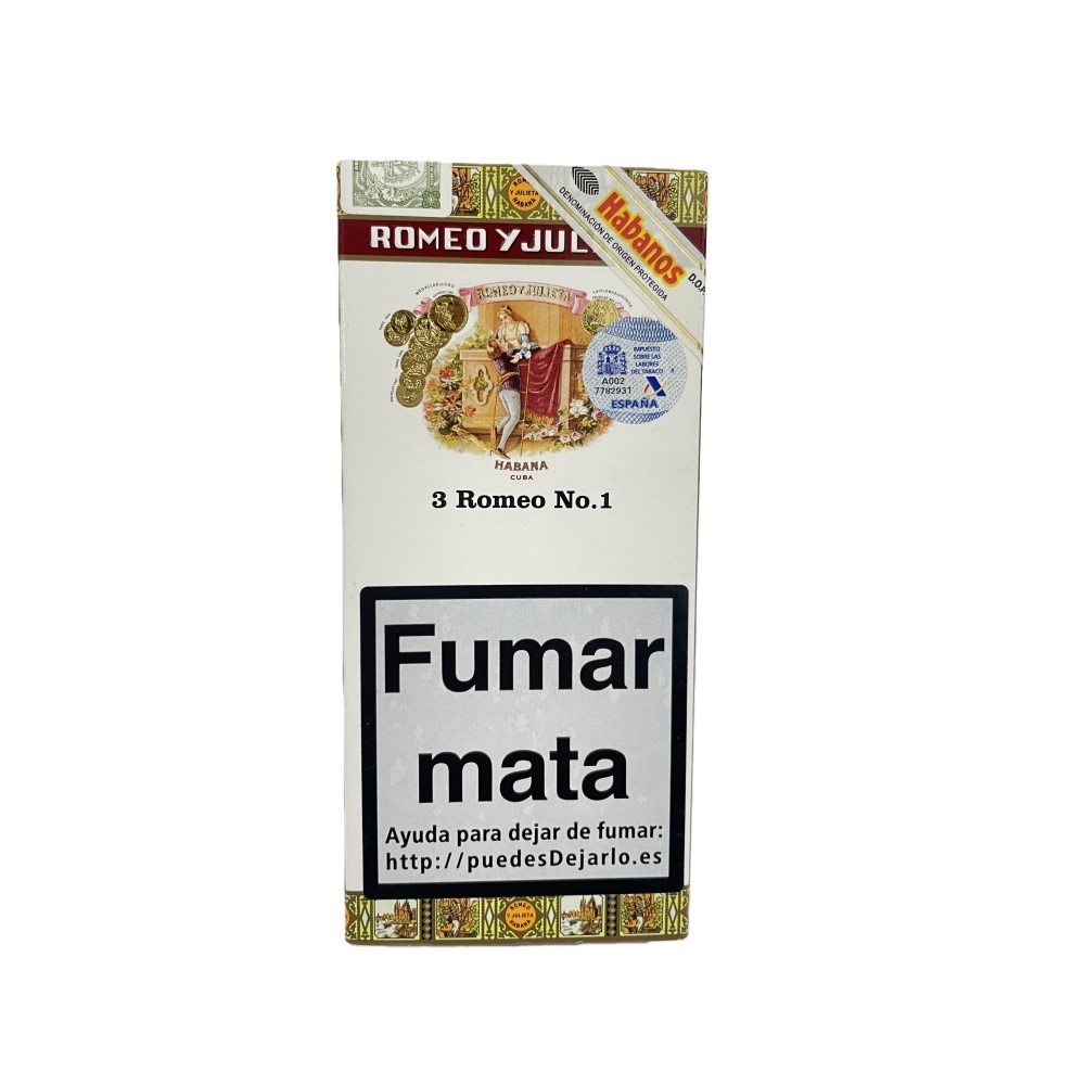 ROMEO Y JULIETA No.1 3s 罗密欧与朱丽叶 一号纸盒铝管 3支/盒