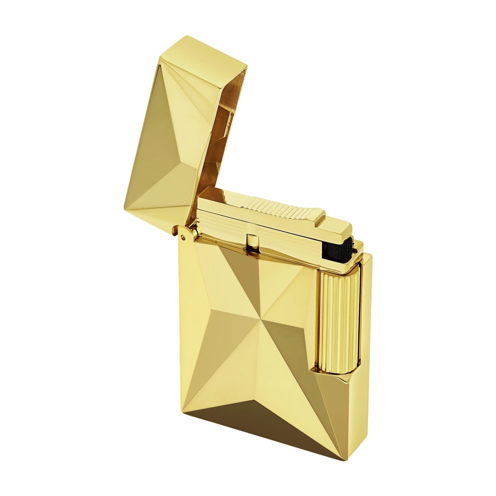 S.T.DUPONT 都彭 LIGNE2 朗声系列 淬火 FIRE X 金色 打火机（C18611）