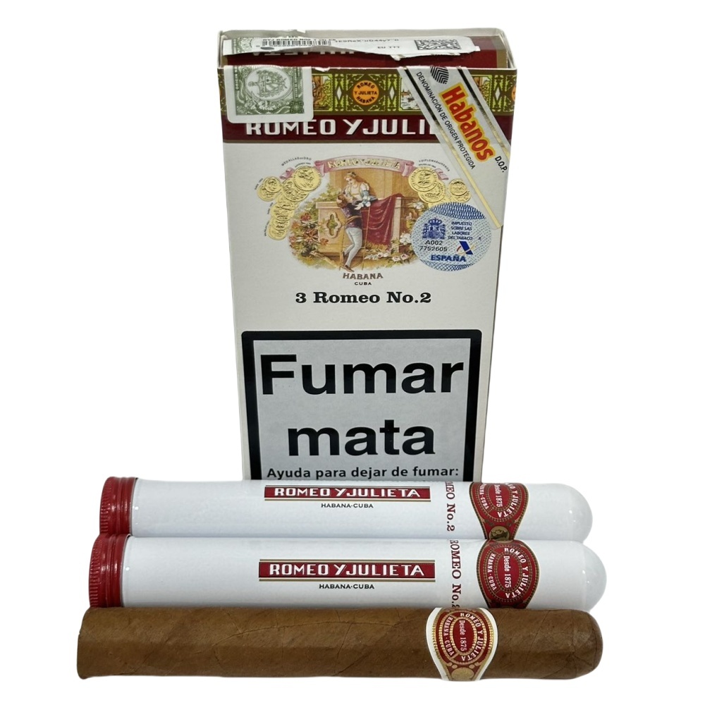ROMEO Y JULIETA No.2  3S 罗密欧与朱丽叶 二号纸盒铝管 3支/盒