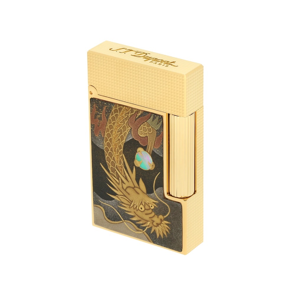 S.T.DUPONT 都彭 LIGNE2 朗声系列 龙形莳绘艺术 限量版打火机 C16150