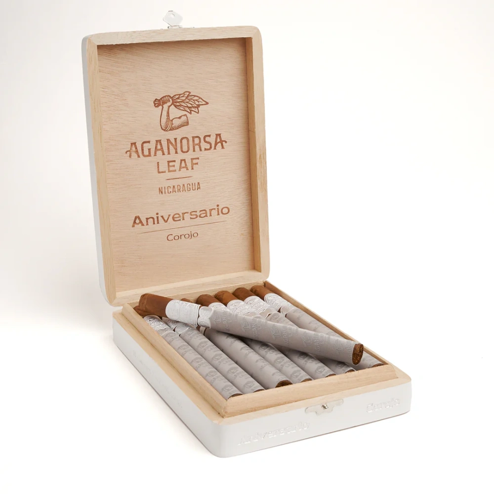 Aganorsa Leaf Aniversario Corojo Lancero 16s 紫檀叶 周年纪念 科罗霍 长矛 16支/盒