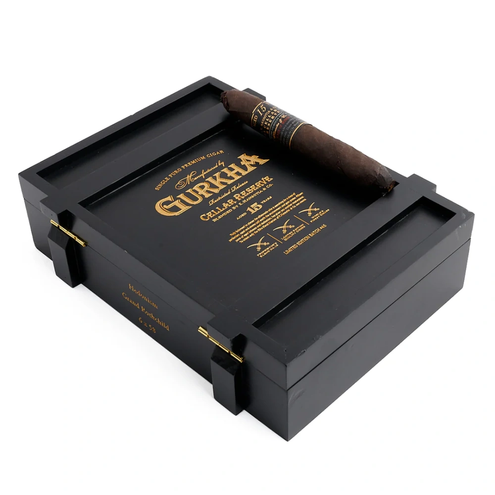 Gurkha Cellar Reserve Limitada 15 Year Hedonism Grand Robusto 20s 廓尔喀 15年酒藏特别限量 享乐主义 大罗布图 20支/盒