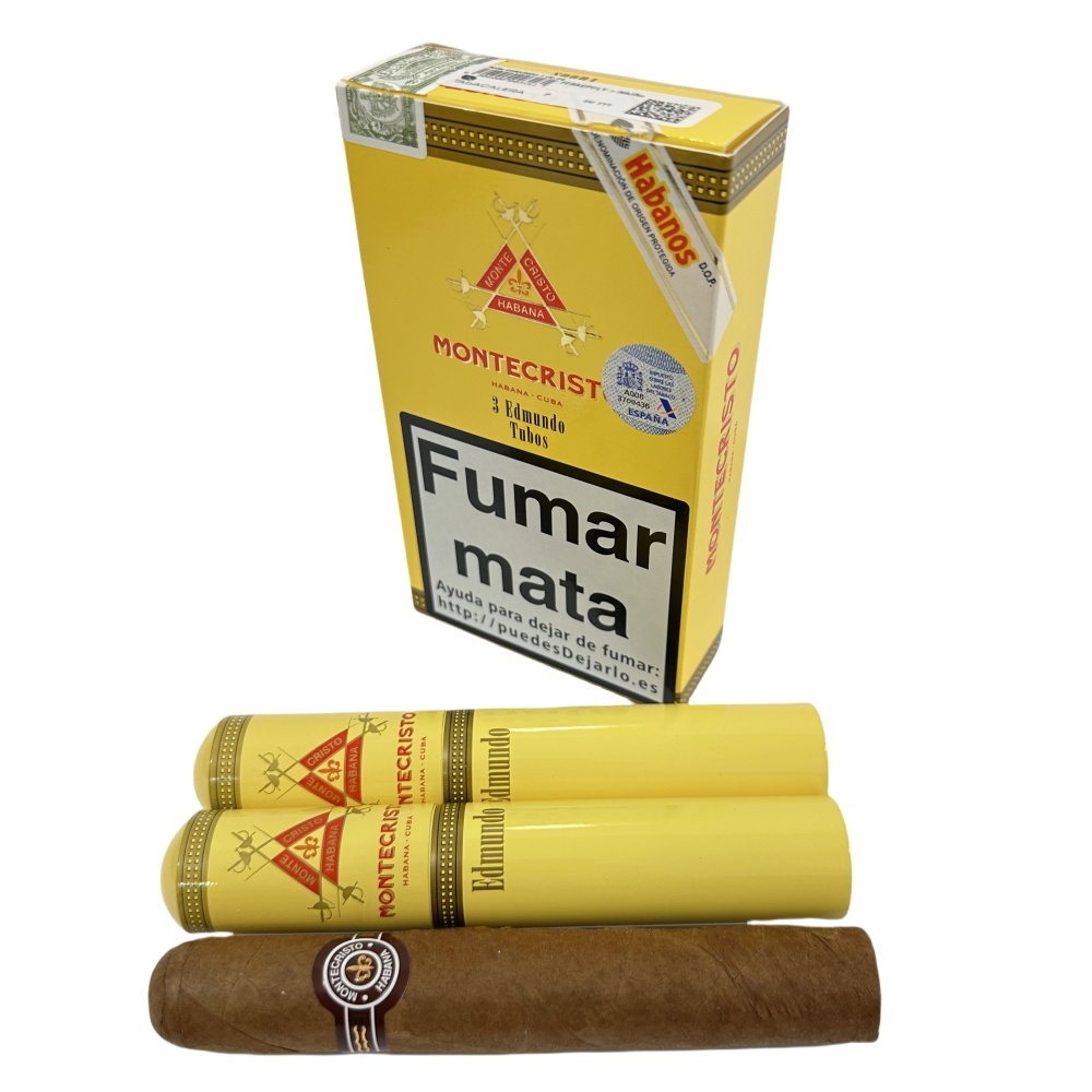 Montecristo Edmundo Tubos 3s 蒙特 艾蒙多 纸盒铝管 3支/盒