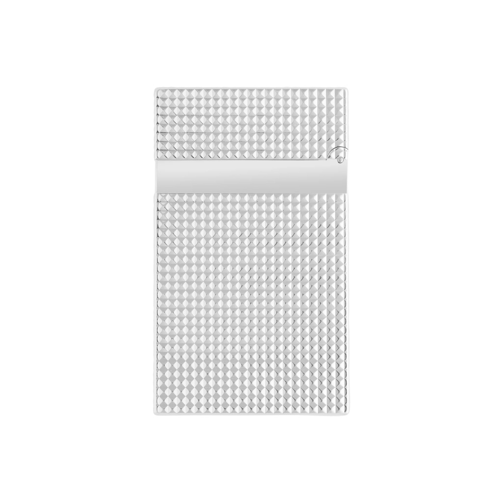 S.T.DUPONT 都彭 Ligne2 朗声系列 经典 微钻石菱纹 银色 打火机 016184