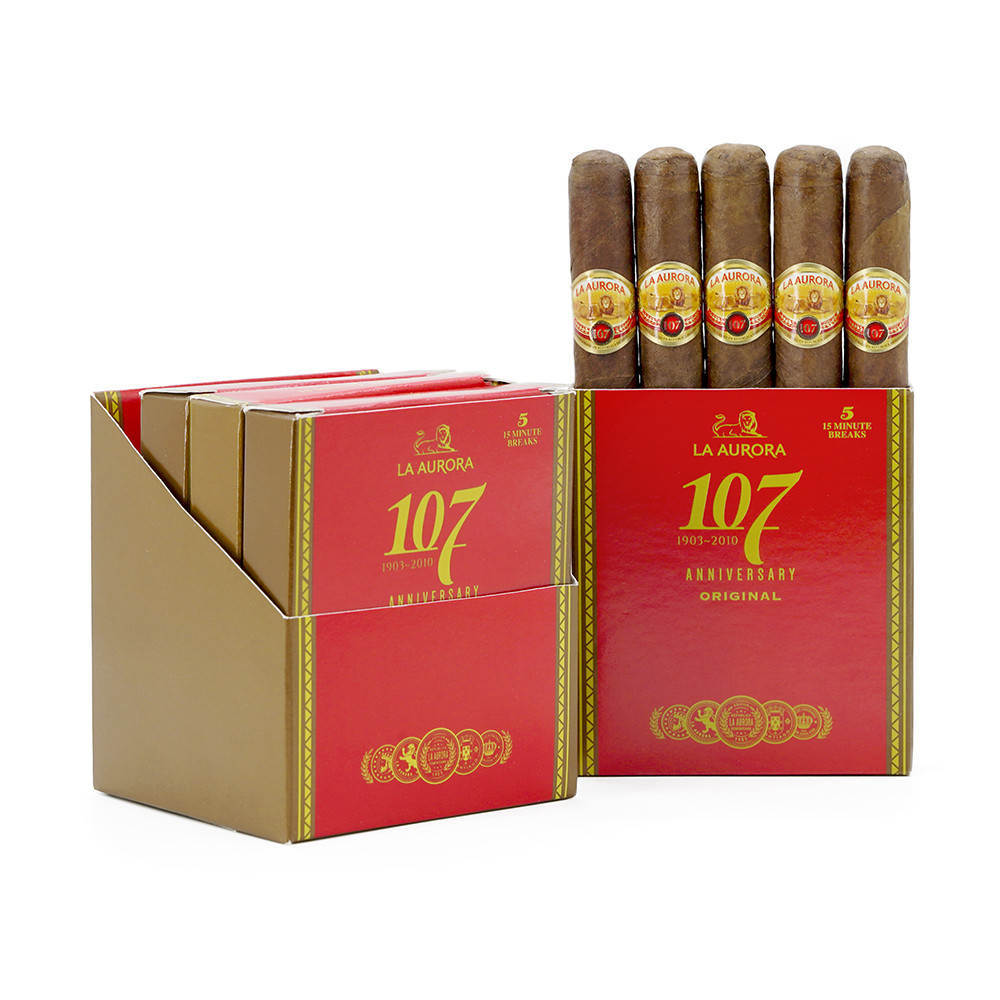 LA AURORA 107 15 Min Break 20s 狮子王 107 15分钟 小息 20支/盒