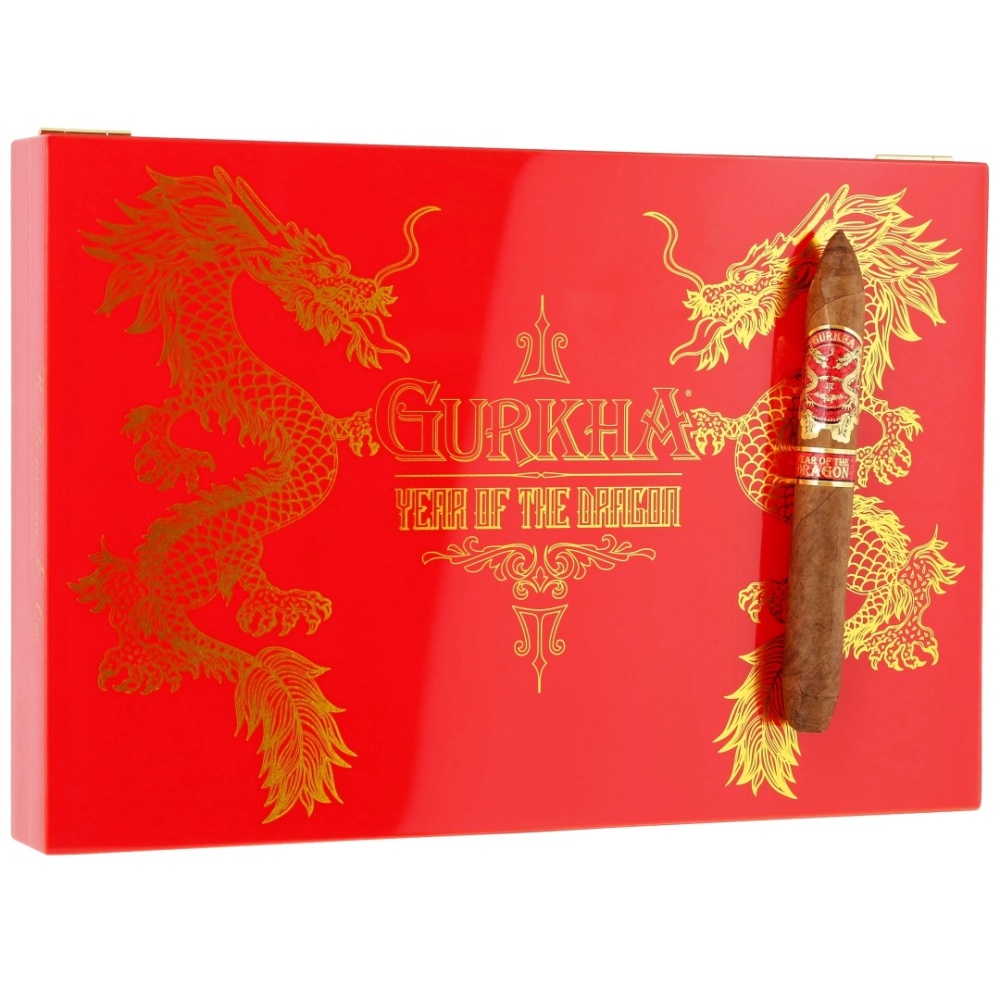 Gurkha Year Of The Dragon Figurado 15s 廓尔喀龙年 双尖鱼雷 15支/盒