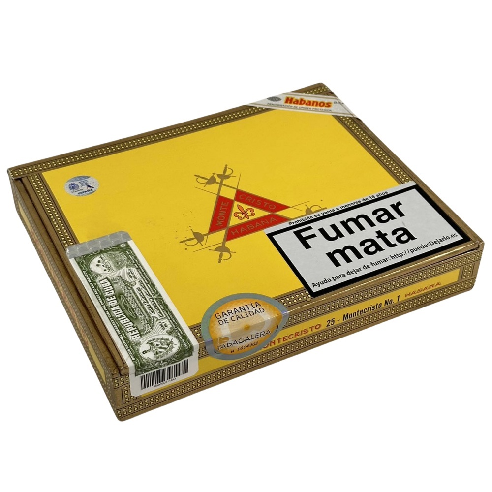 MONTECRISTOS No.1 25s 蒙特 一号木盒 25支/盒