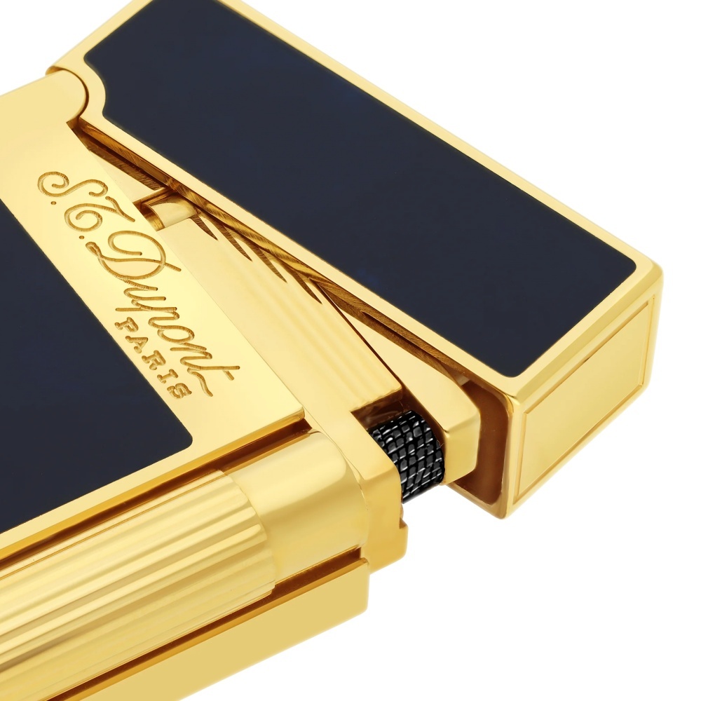 S.T.DUPONT 都彭 经典 Ligne2 朗声系列 深蓝金 打火机 016134