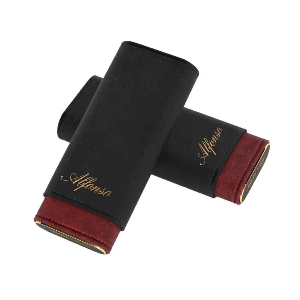 Alfonso Gran Seleccion Pure Leather Cigar Box 阿方索 格兰系列 纯皮 三支装 雪茄盒