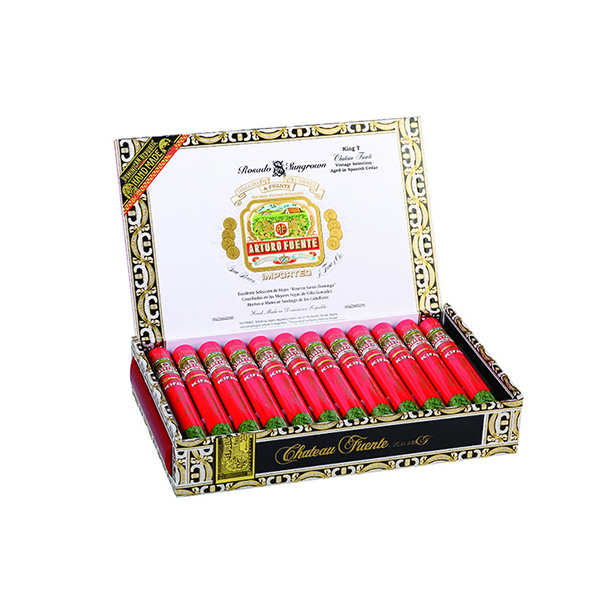 Arturo Fuente  Chateau Fuente King T Rosado Tube  阿图罗·富恩特庄园富恩特之王T 红铝管 24支/盒