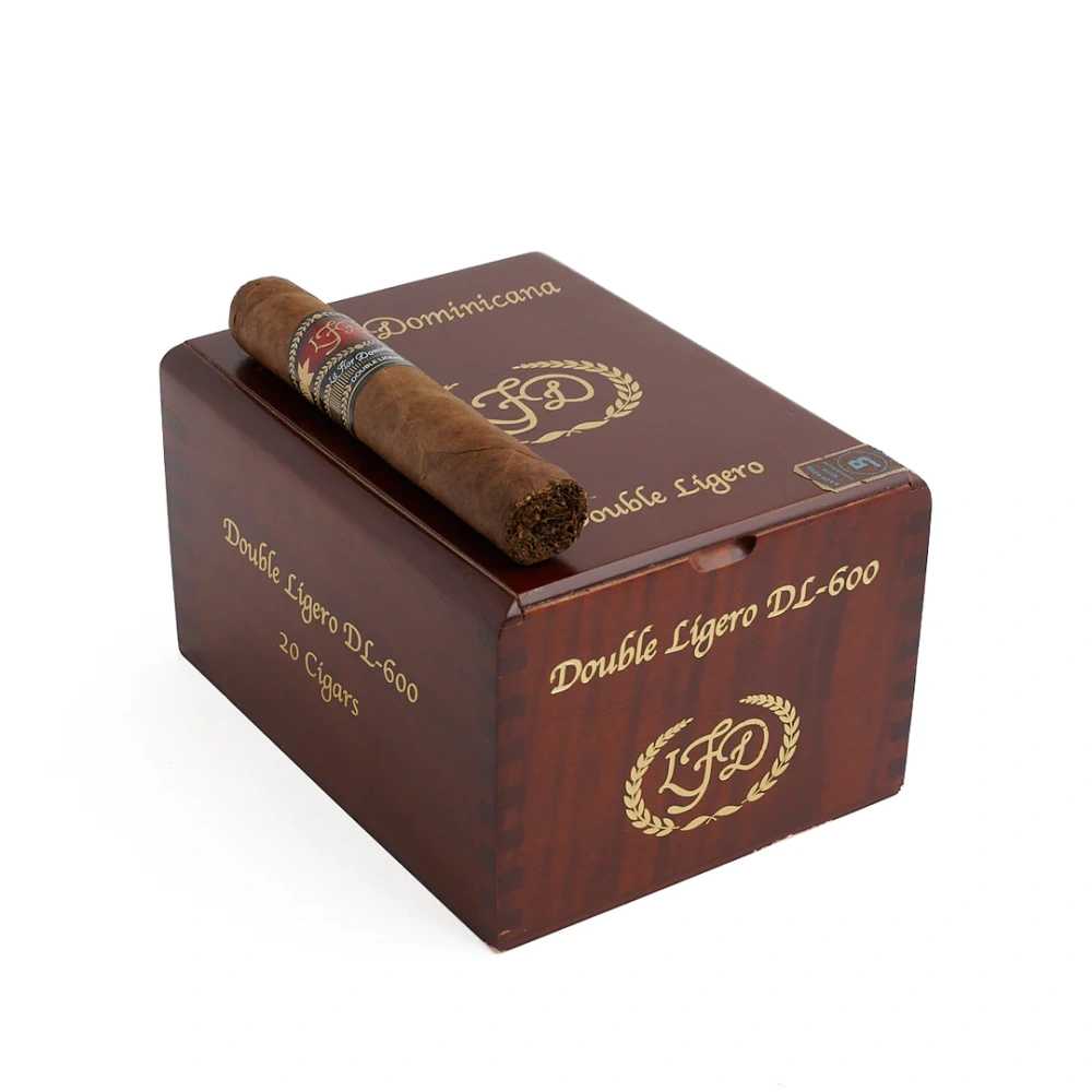 La Flor Dominicana Double Ligero DL-600 Natural 20s 多米尼加之花 双顶叶 DL-600 自然 20支/盒