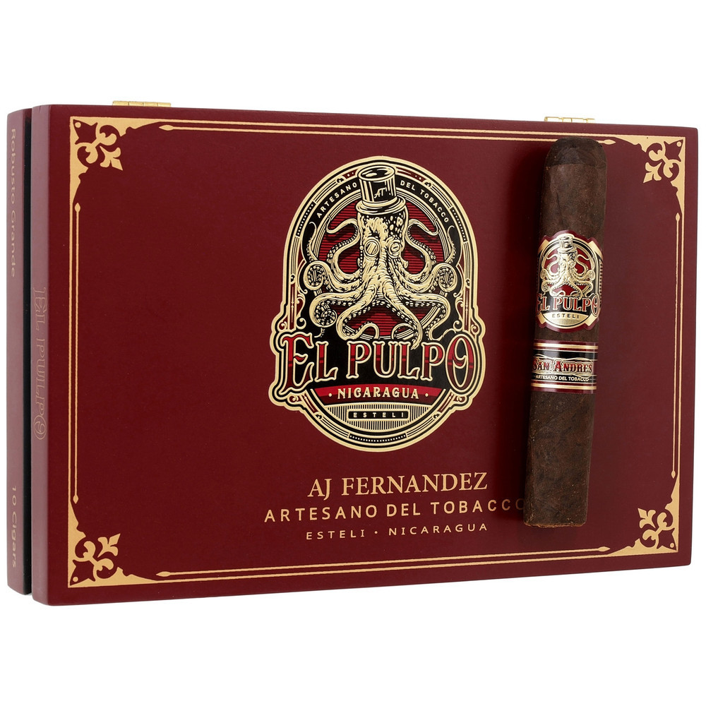 El Pulpo Robusto Grande 10s 章鱼 大罗布图 10支/盒