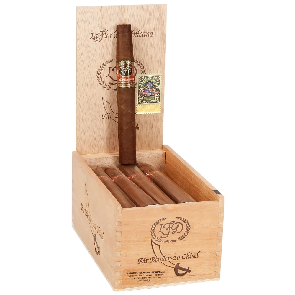 La Flor Dominicana Air Bender Chisel Natural 20s 多米尼加之花 气宗 扁凿 自然 20支/盒