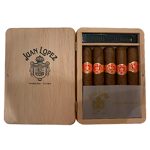 JUAN LOPEZ SELECCION N.2  5s 胡安佩洛斯 精选2号 保湿盒 5支/盒