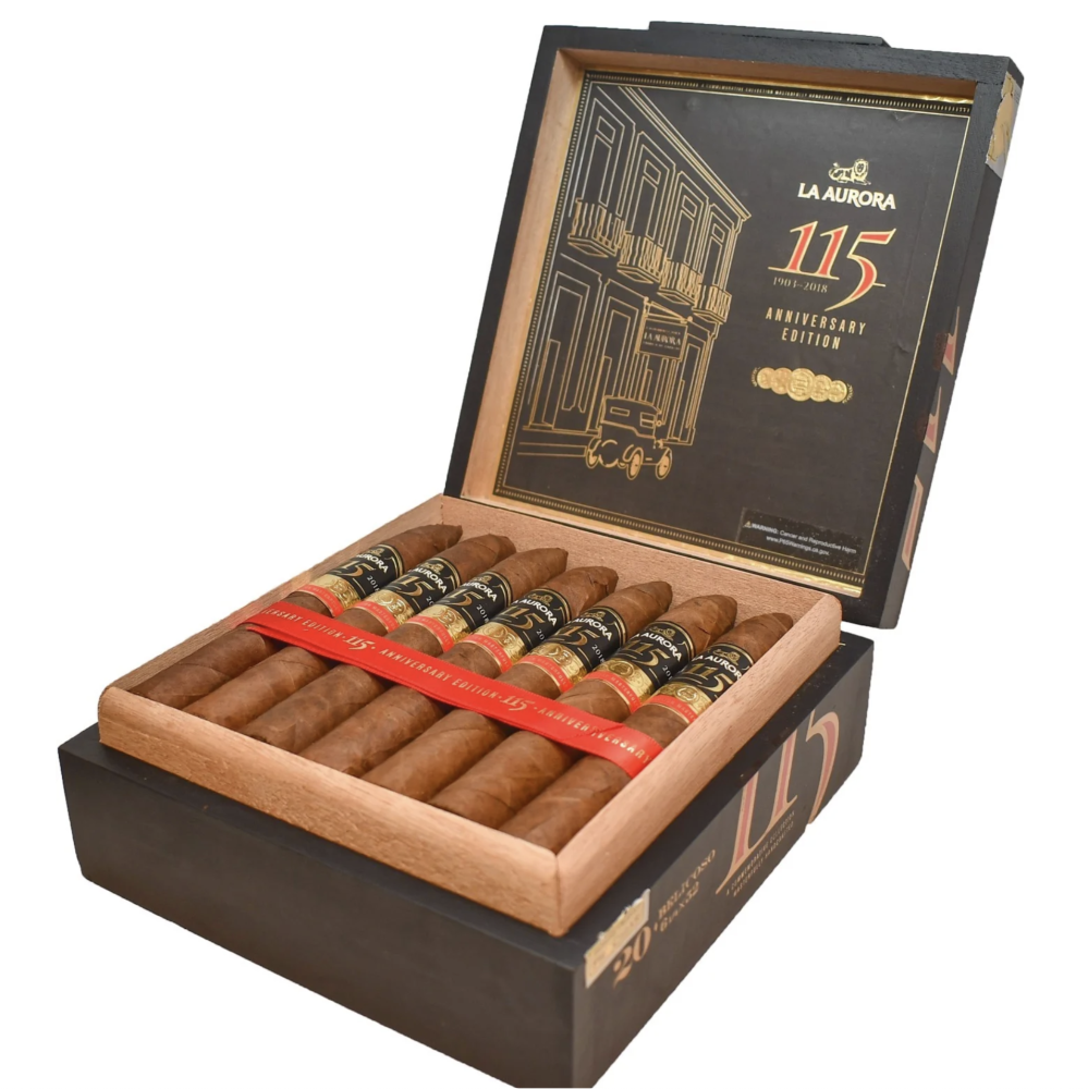 LA AURORA 115 ANNIVERSARY EDITION BELICOSO 20s 狮子王 115周年纪念版 鱼雷 20支/盒