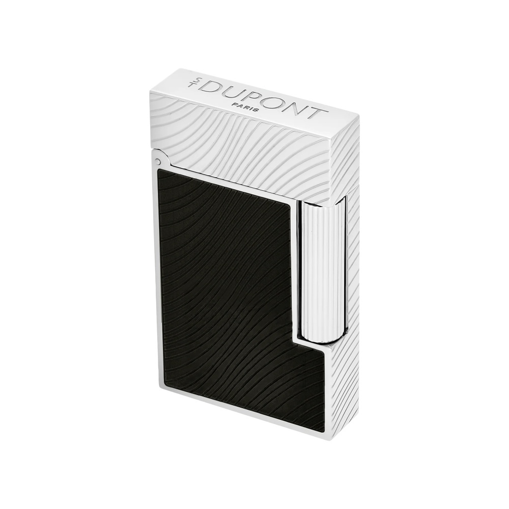 S.T.DUPONT 都彭 Ligne2 朗声系列 马鬃纹饰 骑士 黑银 打火机 C16090CL